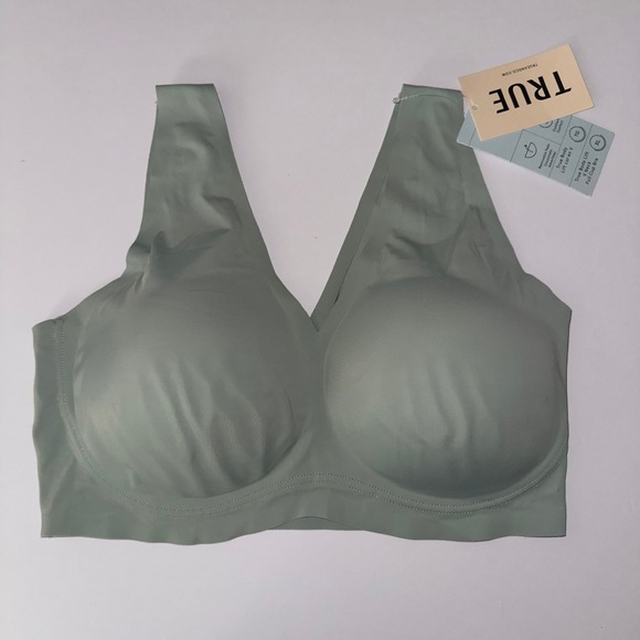 True & Co Body Lift V-Neck Full Cup Bra Size XL - Picture 1 of 5